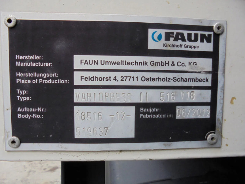 Garbage truck Volvo FE 260 EEV K NL TRUCK: picture 12