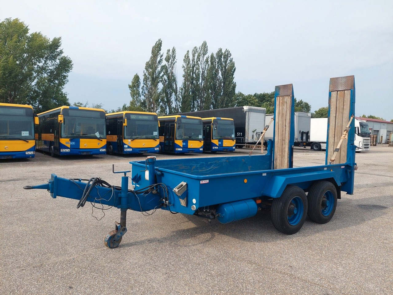 Fliegl TTS 89 W09 - Low loader trailer: picture 1 Fliegl TTS 89 W09 - Low loader trailer: picture 1
