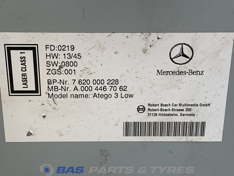 Mercedes-Benz  - Cab and interior for Truck: picture 2 Mercedes-Benz  - Cab and interior for Truck: picture 2
