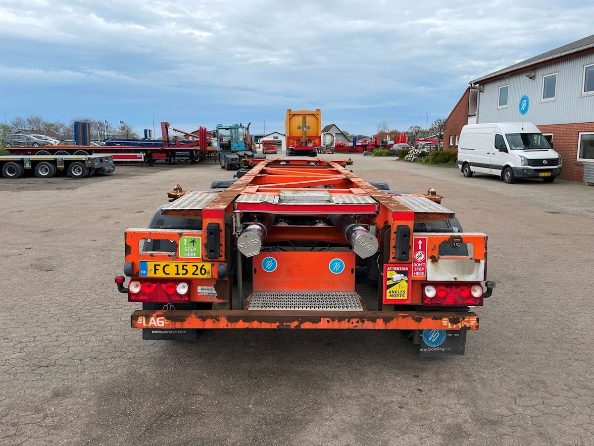 Container transporter/ Swap body semi-trailer LAG 20 fods container: picture 6
