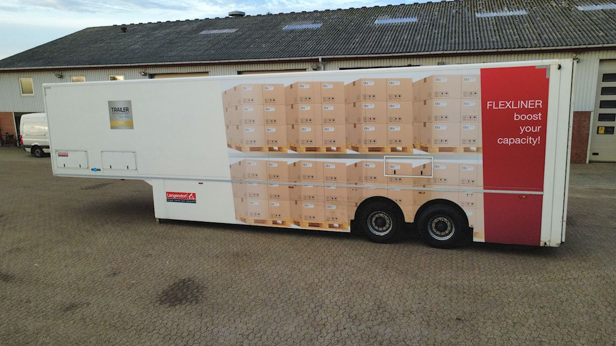 Langendorf Dobbeltstock - Closed box semi-trailer: picture 2 Langendorf Dobbeltstock - Closed box semi-trailer: picture 2