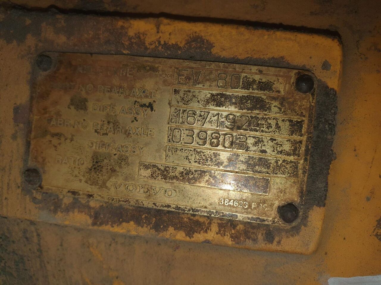 DIFERENCIAL PARA VOLVO A35 - Axle and parts for Construction machinery: picture 3 DIFERENCIAL PARA VOLVO A35 - Axle and parts for Construction machinery: picture 3