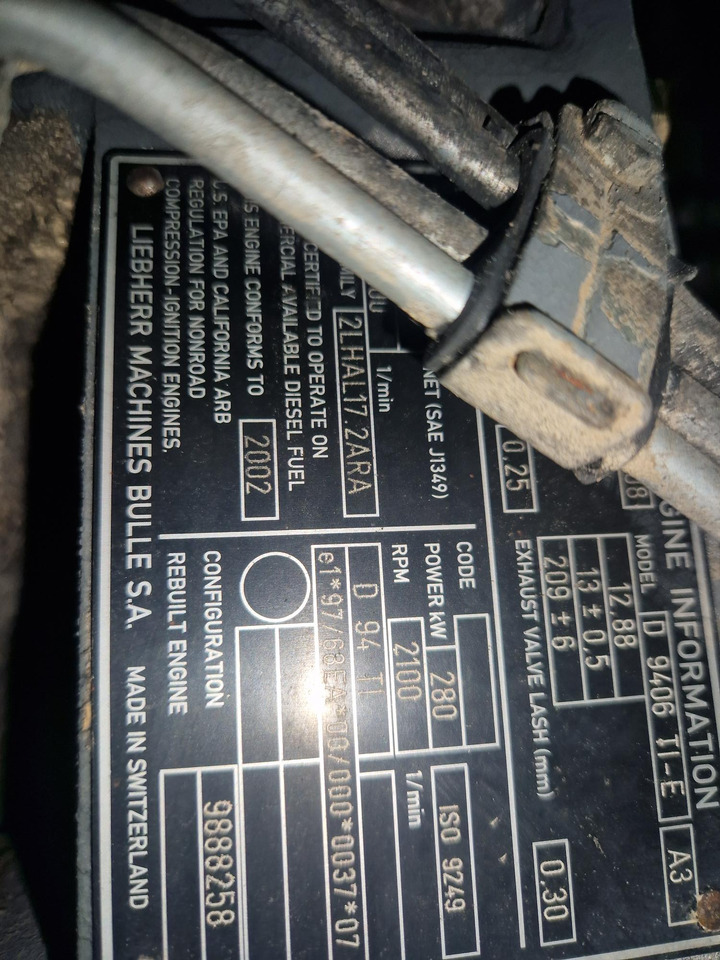 LIEBHERR D9406 PARA PIEZAS  - Engine for Construction machinery: picture 3 LIEBHERR D9406 PARA PIEZAS  - Engine for Construction machinery: picture 3