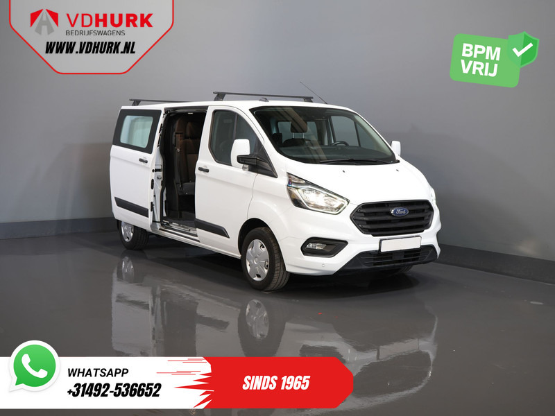 Small van, Combi van Ford Transit Custom 2.0 TDCI L2 Trend DC Dubbel Cabine BPM VRIJ! NL Auto/ Stoelverw./ Carplay/ 2.7t Trekverm./ Navi/ PDC/ Cruise: picture 9