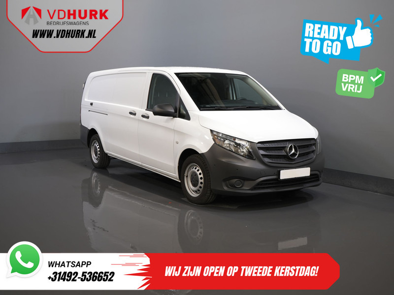 Mercedes-Benz Vito 116 CDI Aut. L3 XL BPM VRIJ! Carplay/ Stoelverw./ 270Gr. Deuren/ Cruise/ Airco/ Navi/ Camera/ PDC - Small van: picture 1 Mercedes-Benz Vito 116 CDI Aut. L3 XL BPM VRIJ! Carplay/ Stoelverw./ 270Gr. Deuren/ Cruise/ Airco/ Navi/ Camera/ PDC - Small van: picture 1