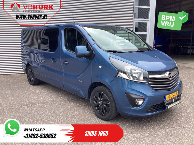 Opel Vivaro 1.6 CDTI 140 pk L2 DC Dubbel Cabine EXPORT ONLY 2x Schuifdeur/ Leder/ Climate/ Carplay/ Camera/ Cruise/ PDC/ Trekhaak/ LMV - Small van, Combi van: picture 1 Opel Vivaro 1.6 CDTI 140 pk L2 DC Dubbel Cabine EXPORT ONLY 2x Schuifdeur/ Leder/ Climate/ Carplay/ Camera/ Cruise/ PDC/ Trekhaak/ LMV - Small van, Combi van: picture 1