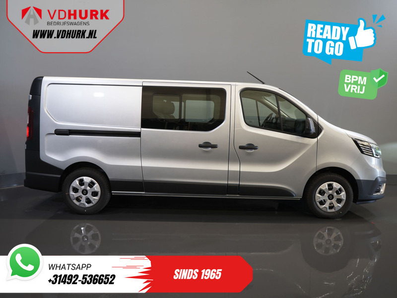 Small van, Combi van Renault Trafic 2.0 dCi 130 pk L2 BPM VRIJ! DC Dubbel Cabine LED/ 2xSchuifdeur/ Navi/ Carplay/ Camera/ PDC/ Cruise: picture 11