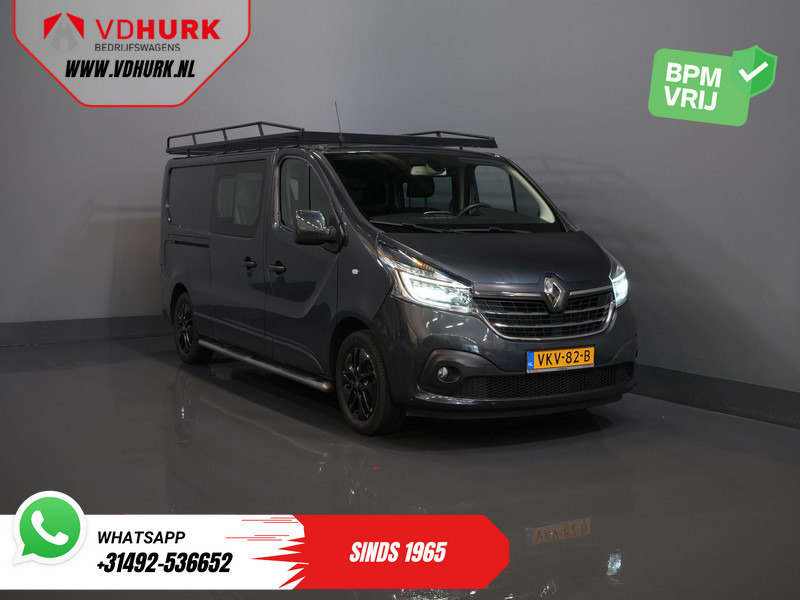 Renault Trafic 2.0 dCi 145 pk Aut. L2 DC Dubbel Cabine BPM VRIJ! 2xSchuifdeur/ LED/ Stoelverw./ Climate/ Cruise/ Imperiaal/ Sidebars/ Trekhaak/ - Small van, Combi van: picture 1 Renault Trafic 2.0 dCi 145 pk Aut. L2 DC Dubbel Cabine BPM VRIJ! 2xSchuifdeur/ LED/ Stoelverw./ Climate/ Cruise/ Imperiaal/ Sidebars/ Trekhaak/ - Small van, Combi van: picture 1