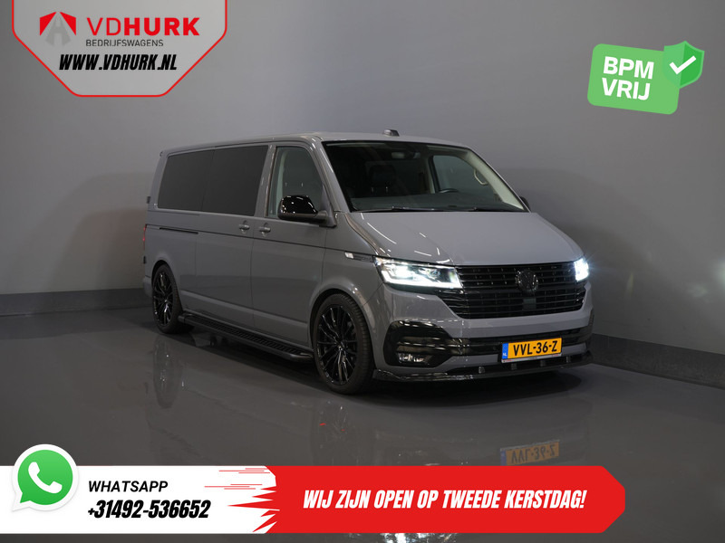 Volkswagen Transporter T6.1 2.0 TDI 150 pk DSG Aut. L2 DC Dubbel Cabine 6 Pers./ LED/ Leder/ Bilstein/ Alpine/ 20'' LMV/ Glasslook/ Alarm III/ Carplay/ - Small van, Combi van: picture 1 Volkswagen Transporter T6.1 2.0 TDI 150 pk DSG Aut. L2 DC Dubbel Cabine 6 Pers./ LED/ Leder/ Bilstein/ Alpine/ 20'' LMV/ Glasslook/ Alarm III/ Carplay/ - Small van, Combi van: picture 1