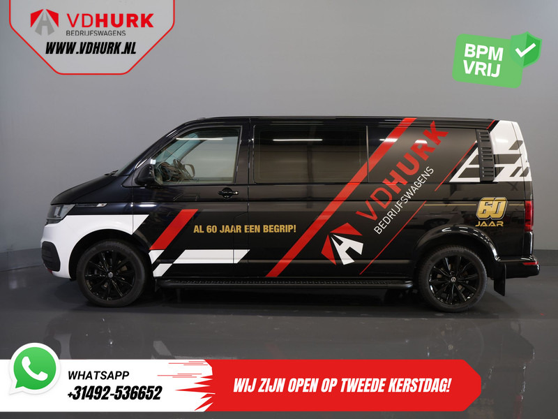Small van, Combi van Volkswagen Transporter T6.1 2.0 TDI 150 pk DSG Aut. L2 DC Dubbel Cabine (DEMO) BPM VRIJ! Adapt. Cruise/ 2.5t Trekhaak/ NAVI/ Carplay/ PDC/ LMV/ Airco: picture 10