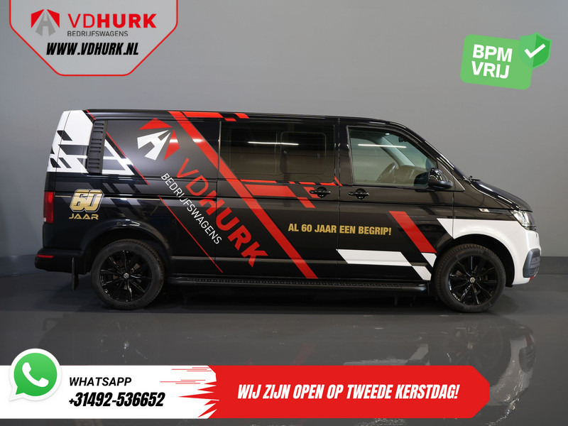 Small van, Combi van Volkswagen Transporter T6.1 2.0 TDI 150 pk DSG Aut. L2 DC Dubbel Cabine (DEMO) BPM VRIJ! Adapt. Cruise/ 2.5t Trekhaak/ NAVI/ Carplay/ PDC/ LMV/ Airco: picture 11