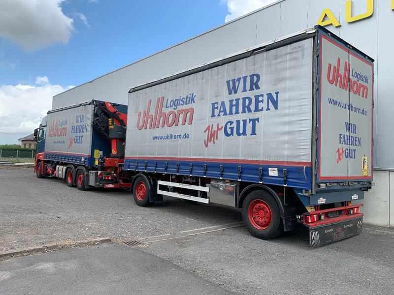 Mercedes-Benz Actros 2548 6X2 + Aanhanger*Palfinger crane*Cruise control*Airco* - Curtainsider truck, Crane truck: picture 3 Mercedes-Benz Actros 2548 6X2 + Aanhanger*Palfinger crane*Cruise control*Airco* - Curtainsider truck, Crane truck: picture 3