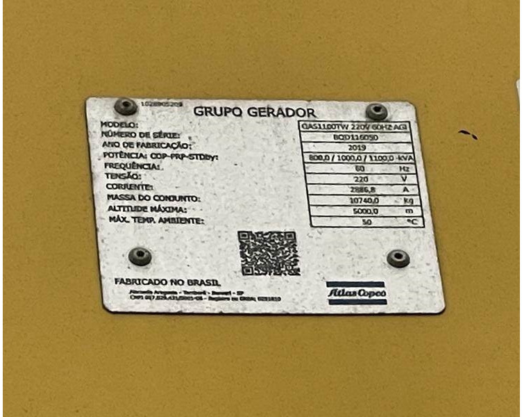 Atlas-Copco QAC 1100 TWIN-POWER - Generator set: picture 1 Atlas-Copco QAC 1100 TWIN-POWER - Generator set: picture 1