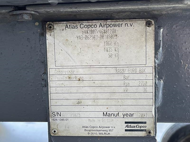 Atlas-Copco XAS 97 DD - N - Air compressor: picture 4 Atlas-Copco XAS 97 DD - N - Air compressor: picture 4