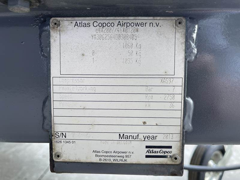 Atlas-Copco XAS 97 DD - N - Air compressor: picture 5 Atlas-Copco XAS 97 DD - N - Air compressor: picture 5