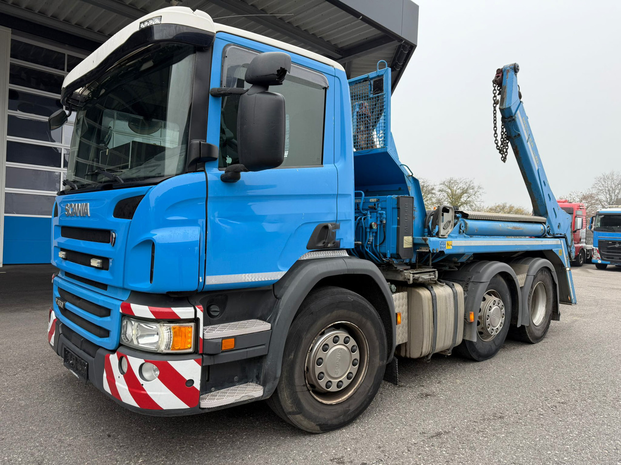 SCANIA P450 6x2 + AK16N TC - Skip loader truck: picture 1 SCANIA P450 6x2 + AK16N TC - Skip loader truck: picture 1