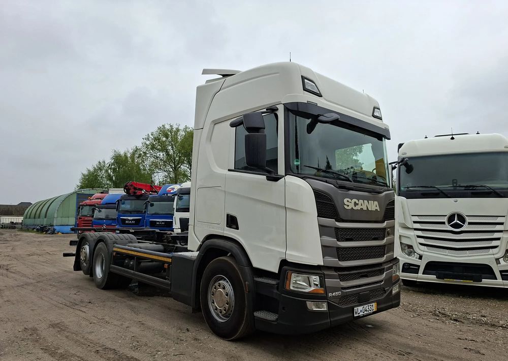 Scania R450 BDF oś skrętna Euro 6 - Cab chassis truck: picture 1 Scania R450 BDF oś skrętna Euro 6 - Cab chassis truck: picture 1