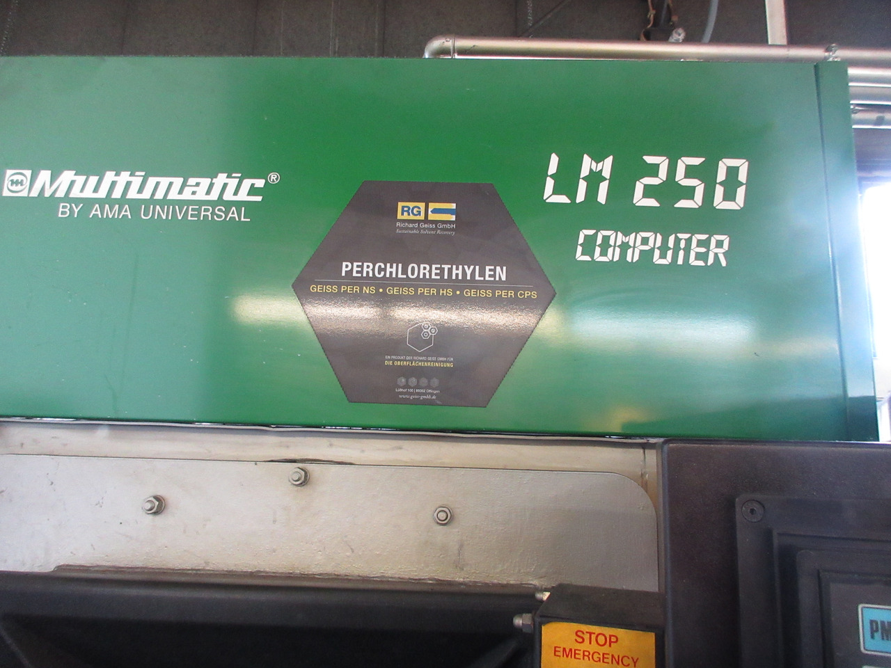 AMA Universal Multimatic LM 250 Computer Entfettungsanlage mit PER Perchlorethylen - Machine tool: picture 5 AMA Universal Multimatic LM 250 Computer Entfettungsanlage mit PER Perchlorethylen - Machine tool: picture 5
