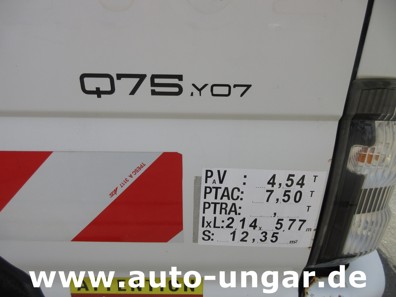 Garbage truck ISUZU NQR Smoother Q75 Y07 Müllwagen 8m³ TECNO 7.500kg Kipper Presse Lifter: picture 10