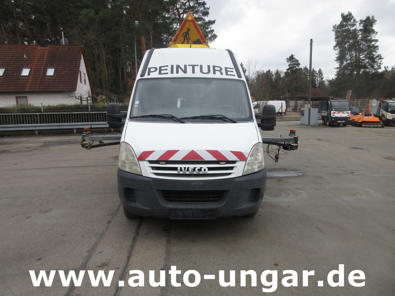 Asphalt machine Iveco 50C15 Jetline Graco LineLazer Markiermaschine Hofmann Roadmarking Machine: picture 19