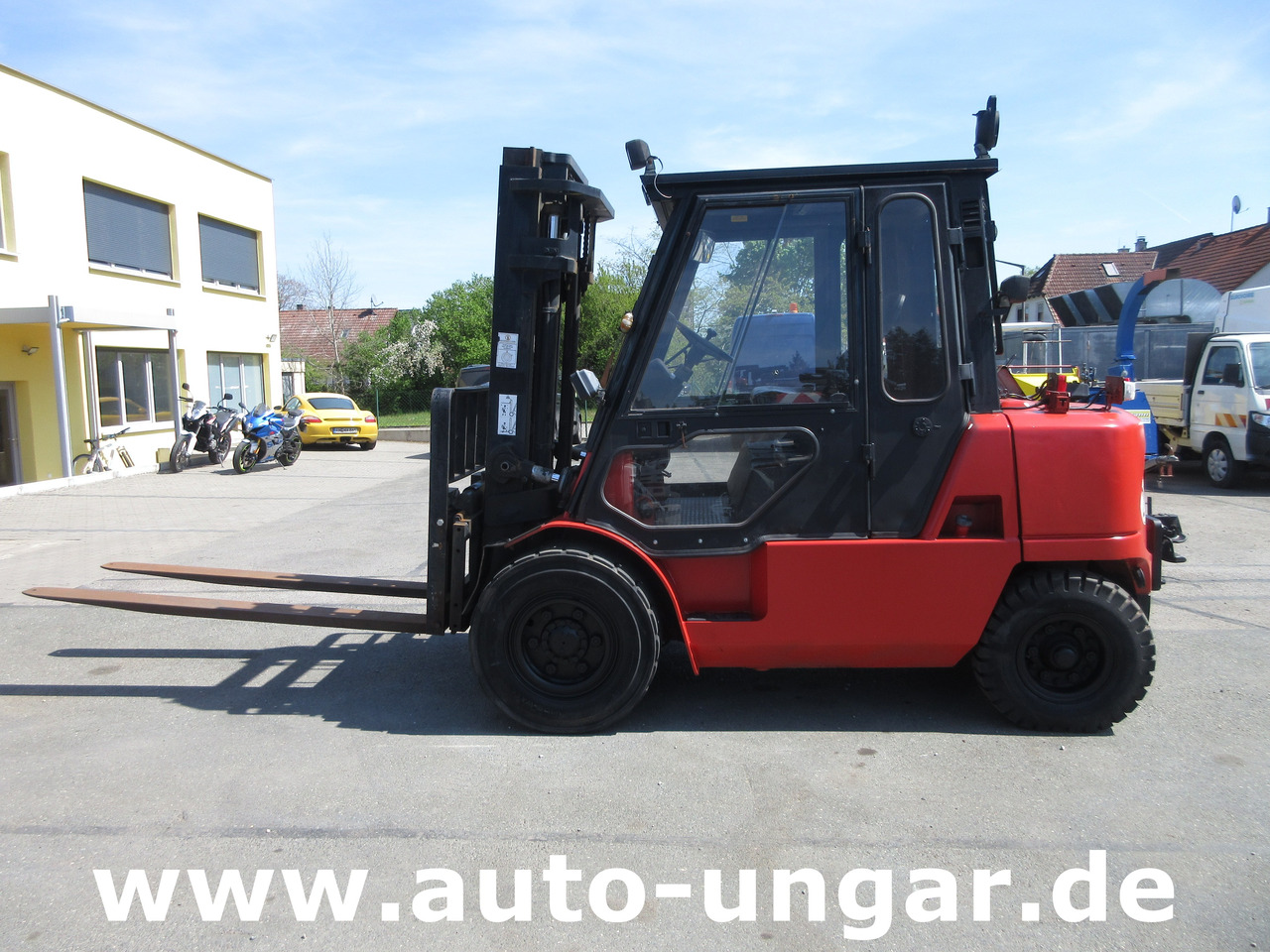 Diesel forklift Nissan F04D 400 Diesel Gabelstapler 4.000kg Motorschaden Bj. 2002: picture 6