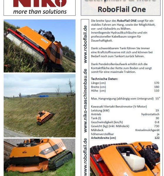 KommTek/NIKO - RoboFlail ONE (700kg/122cm profi) - Garden mower: picture 4 KommTek/NIKO - RoboFlail ONE (700kg/122cm profi) - Garden mower: picture 4