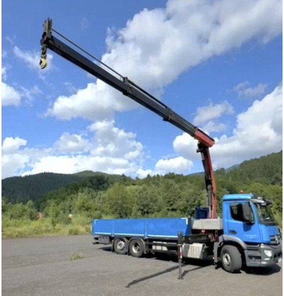 Mercedes-Benz Antos 2535 - Dropside/ Flatbed truck, Crane truck: picture 1 Mercedes-Benz Antos 2535 - Dropside/ Flatbed truck, Crane truck: picture 1