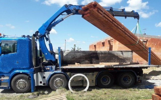 Tipper, Crane truck Scania 8x4 bord. R500 +23m crane: picture 6