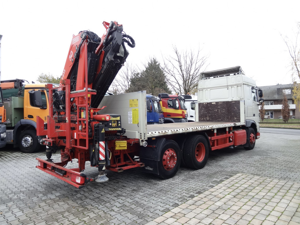 Crane truck, Dropside/ Flatbed truck Daf XF440 6X2 Fassi 235 mit Jib bis 24.50 Meter: picture 10