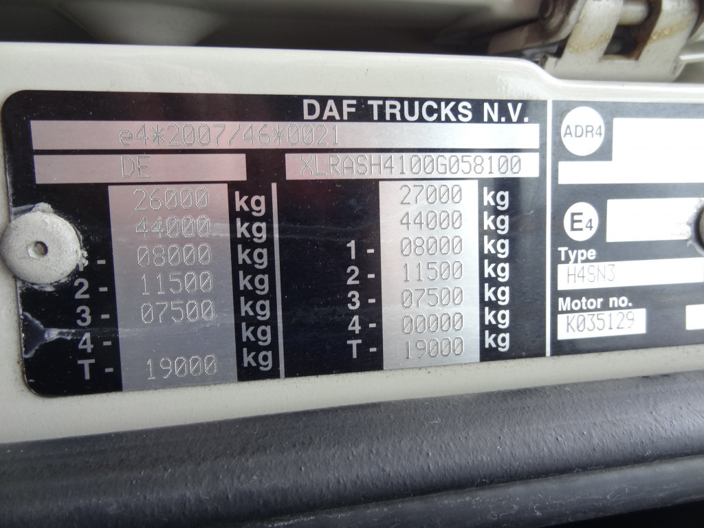 Crane truck, Dropside/ Flatbed truck Daf XF440 6X2 Fassi 235 mit Jib bis 24.50 Meter: picture 15