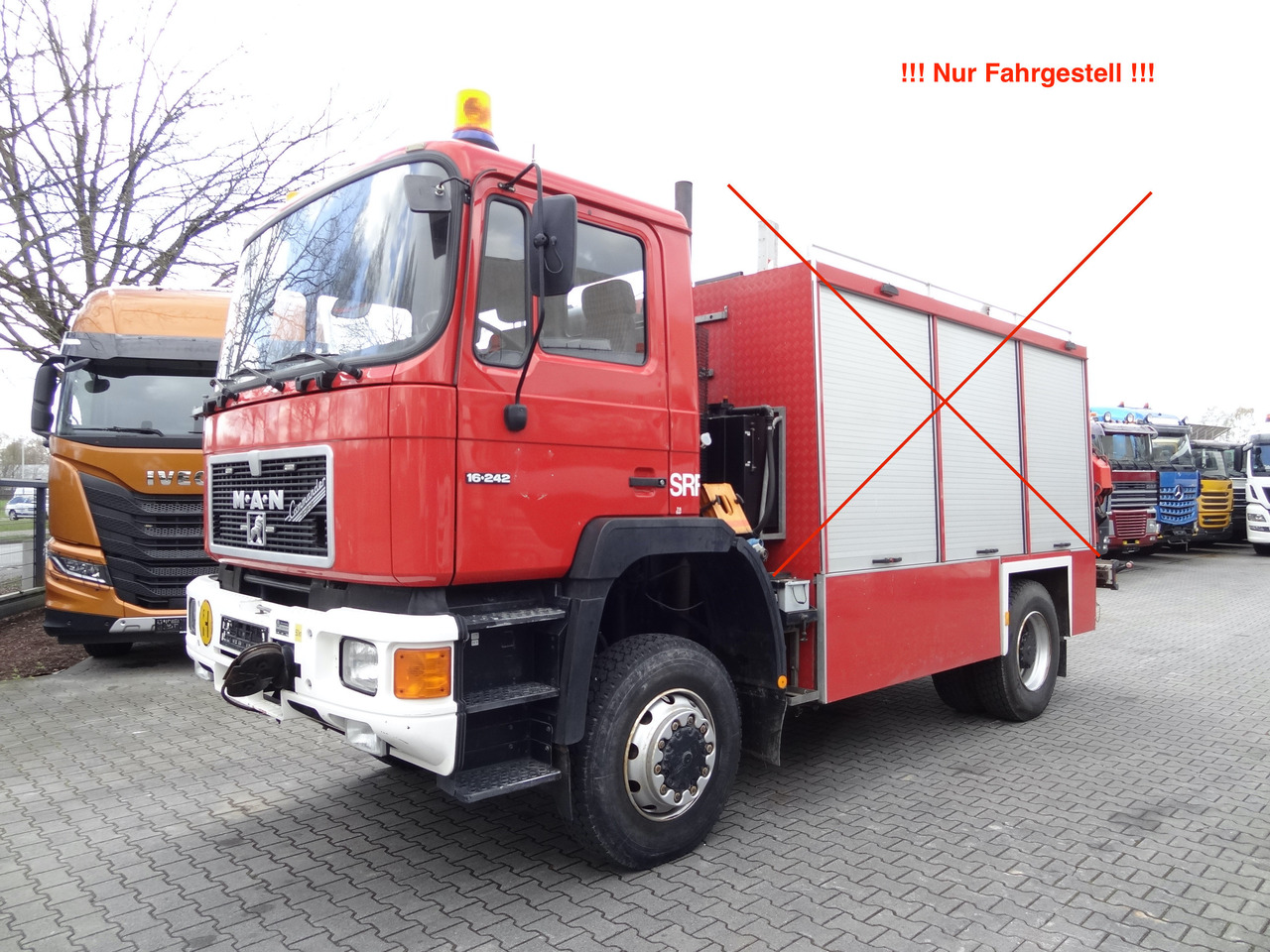 MAN F90 16.242 4X4 / Feuerwehr - Cab chassis truck: picture 1 MAN F90 16.242 4X4 / Feuerwehr - Cab chassis truck: picture 1