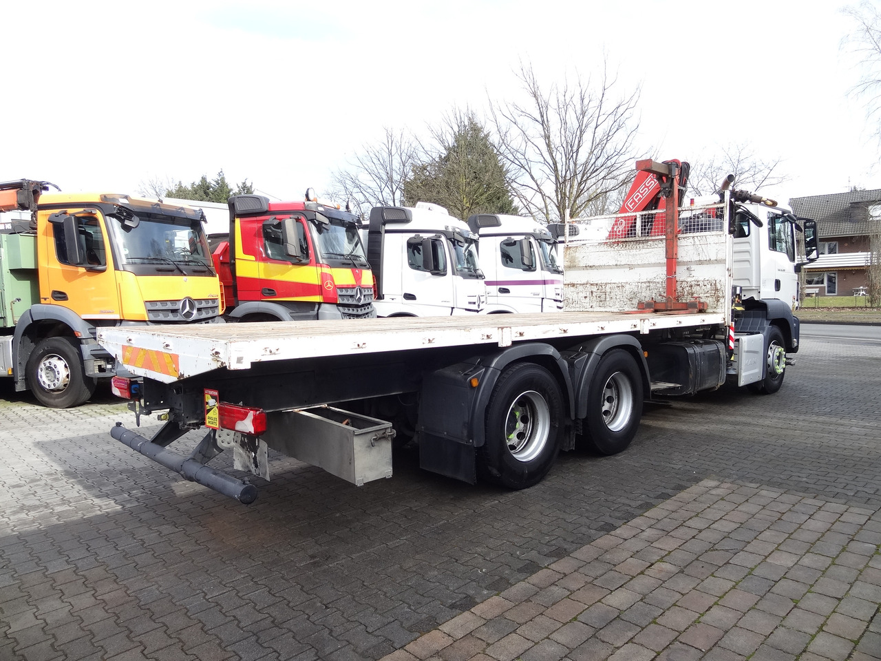 Crane truck, Dropside/ Flatbed truck MAN TGS 26.320 6X4 BB mit Kran Fassi F175: picture 10 Crane truck, Dropside/ Flatbed truck MAN TGS 26.320 6X4 BB mit Kran Fassi F175: picture 10