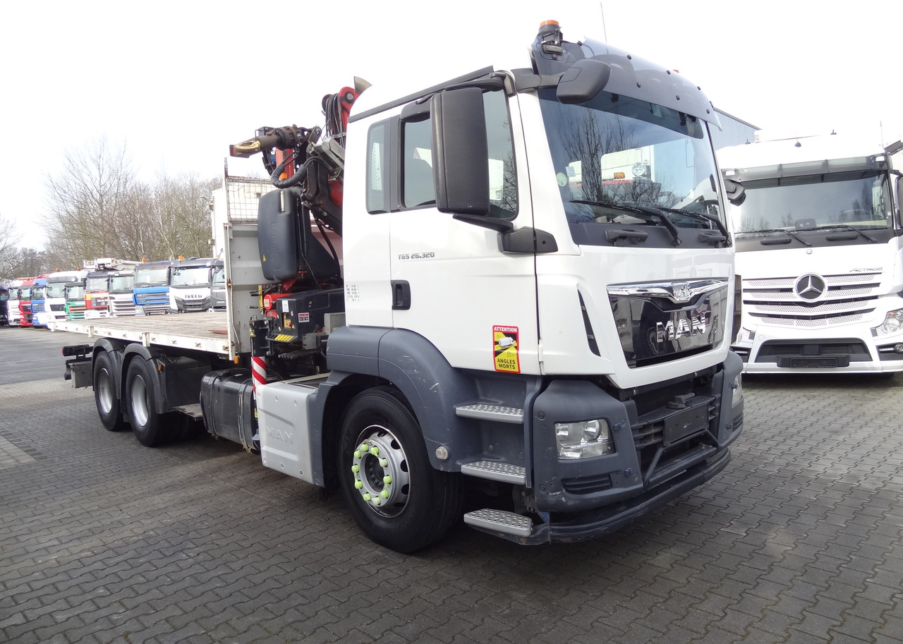 Crane truck, Dropside/ Flatbed truck MAN TGS 26.320 6X4 BB mit Kran Fassi F175: picture 9 Crane truck, Dropside/ Flatbed truck MAN TGS 26.320 6X4 BB mit Kran Fassi F175: picture 9