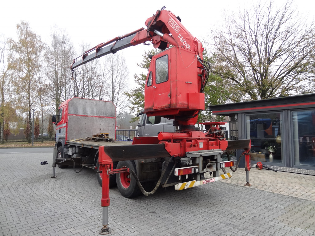 Dropside/ Flatbed truck, Crane truck Scania R144 460 6X4 Fassi 360 bis 25 Meter: picture 14