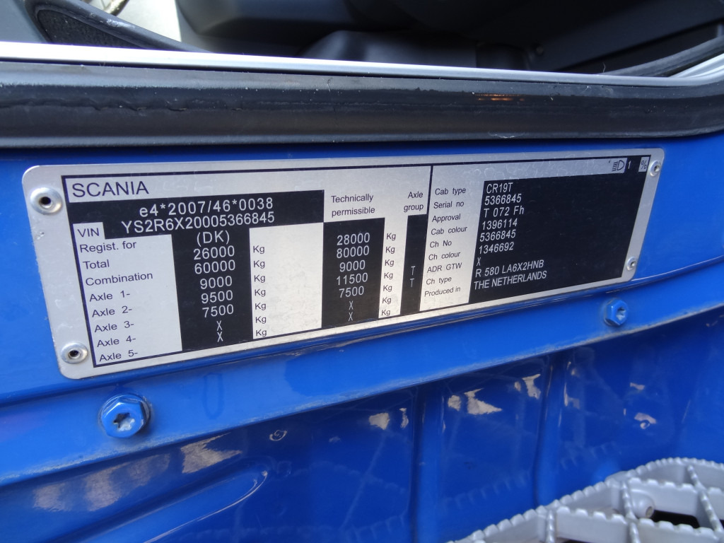 Tractor unit Scania R580 V8 6X2 Topline: picture 14