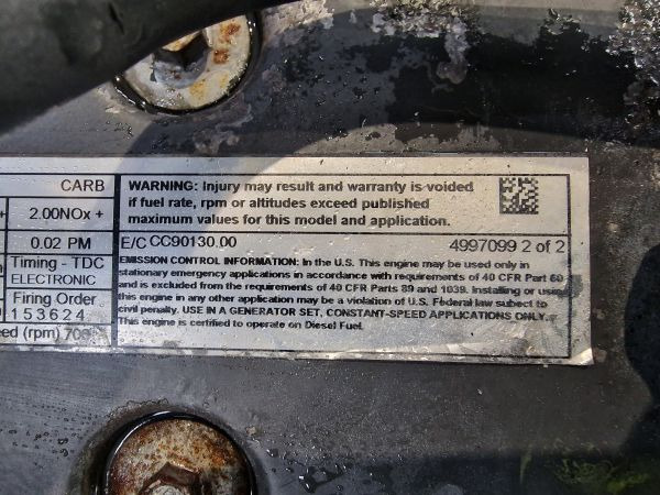 Cummins QSB7-G6 NR4  CPL3277 Engine (Plant) - Engine for Construction machinery: picture 3 Cummins QSB7-G6 NR4  CPL3277 Engine (Plant) - Engine for Construction machinery: picture 3