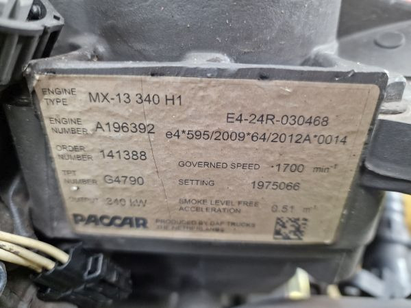 DAF MX-13 340 H1 Engine (Truck) - Engine for Truck: picture 2 DAF MX-13 340 H1 Engine (Truck) - Engine for Truck: picture 2