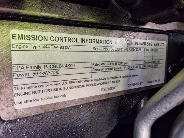 Engine for Construction machinery JCB 444 TA4-93 L2A Engine (Plant): picture 11