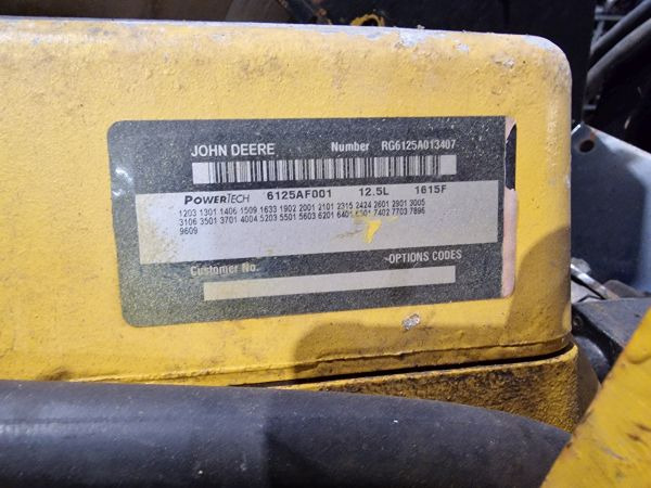 John Deere 6125AF001 Engine (Industrial) - Engine for Industrial equipment: picture 2 John Deere 6125AF001 Engine (Industrial) - Engine for Industrial equipment: picture 2