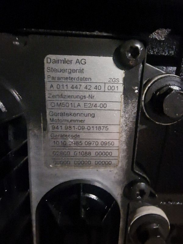 Mercedes Benz OM501LA.E2/4 Industrial Spec Engine (Plant) - Engine for Construction machinery: picture 2 Mercedes Benz OM501LA.E2/4 Industrial Spec Engine (Plant) - Engine for Construction machinery: picture 2