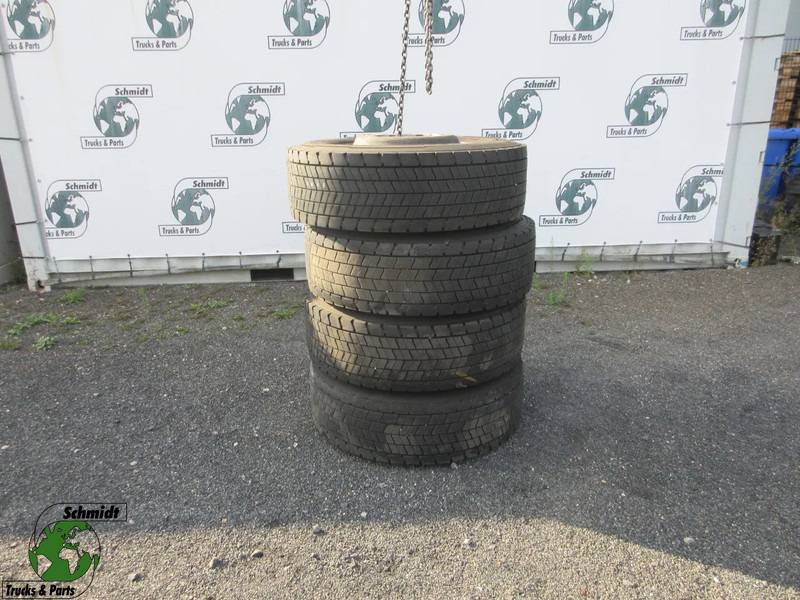 Continental 315/70R 22.5 CONTINENTAL BANDEN 4 STUKS MET STAAL WIEL - Tire for Truck: picture 1 Continental 315/70R 22.5 CONTINENTAL BANDEN 4 STUKS MET STAAL WIEL - Tire for Truck: picture 1
