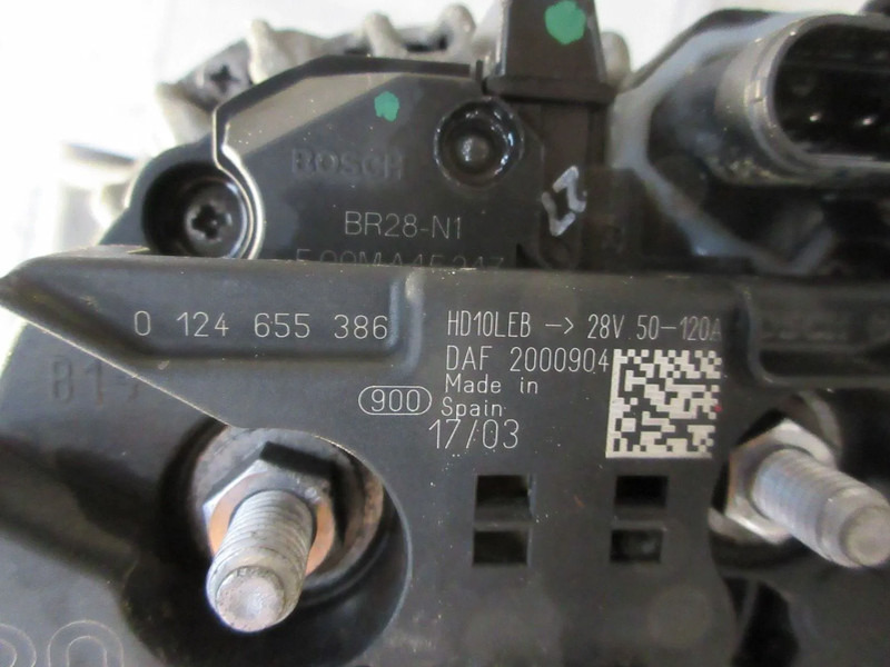 DAF 2000904 DAF XF CF DYNAMO EURO 6 MODEL 2018 - Alternator for Truck: picture 5 DAF 2000904 DAF XF CF DYNAMO EURO 6 MODEL 2018 - Alternator for Truck: picture 5