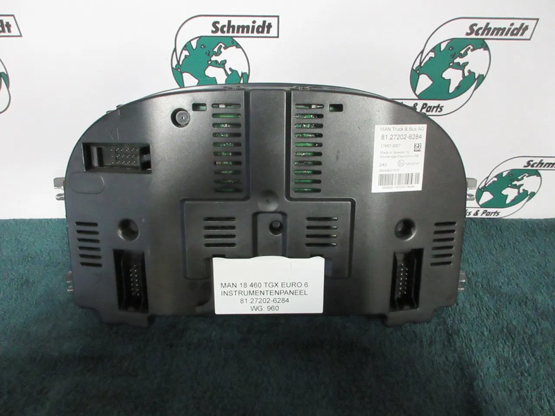 MAN 81.27202-6284 MAN TGX TGS INSTRUMENTENPANEEL MAN 18.460 MODEL 2018 - Dashboard for Truck: picture 5 MAN 81.27202-6284 MAN TGX TGS INSTRUMENTENPANEEL MAN 18.460 MODEL 2018 - Dashboard for Truck: picture 5