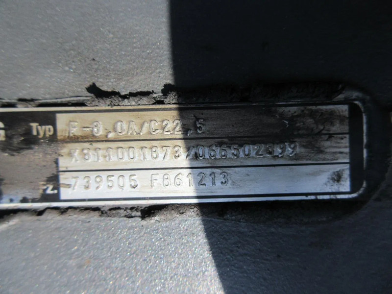 Front axle for Truck Mercedes-Benz F-8,OA/C22,5 F643621 / 739505 //F 773959 VOORAS MERCEDES BENZ 2542 EURO 6: picture 10 Front axle for Truck Mercedes-Benz F-8,OA/C22,5 F643621 / 739505 //F 773959 VOORAS MERCEDES BENZ 2542 EURO 6: picture 10