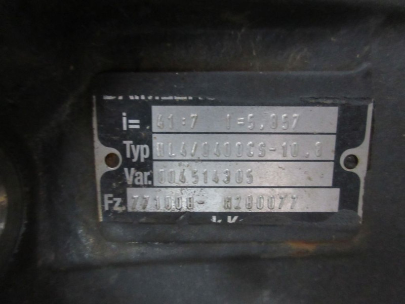 Mercedes-Benz HL4/0400CS-10.8/771000 TYPE 41:7 i=5,857 MERCEDES VARIO - Differential gear for Truck: picture 5 Mercedes-Benz HL4/0400CS-10.8/771000 TYPE 41:7 i=5,857 MERCEDES VARIO - Differential gear for Truck: picture 5