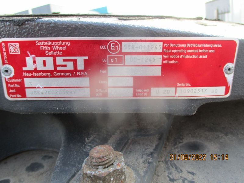 Jost JSK 40 //D 152 JSK 40 //D 152 DAF XF CF EURO 6 - Fifth wheel coupling for Truck: picture 5 Jost JSK 40 //D 152 JSK 40 //D 152 DAF XF CF EURO 6 - Fifth wheel coupling for Truck: picture 5