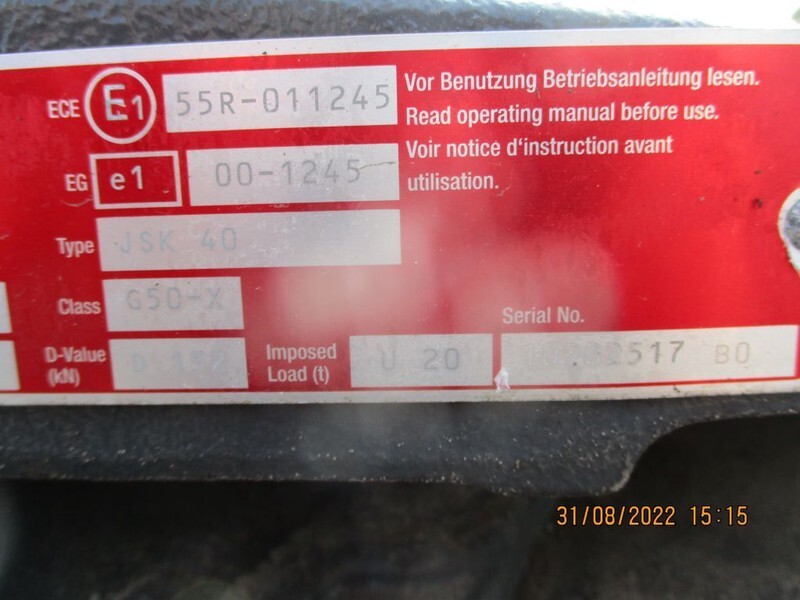 Fifth wheel coupling for Truck jost JSK 40 //D 152 JSK 40 //D 152 DAF XF CF EURO 6: picture 7