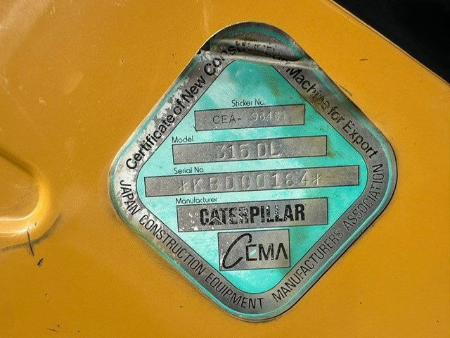 Caterpillar 315DL Material Handler - Crawler excavator: picture 5 Caterpillar 315DL Material Handler - Crawler excavator: picture 5