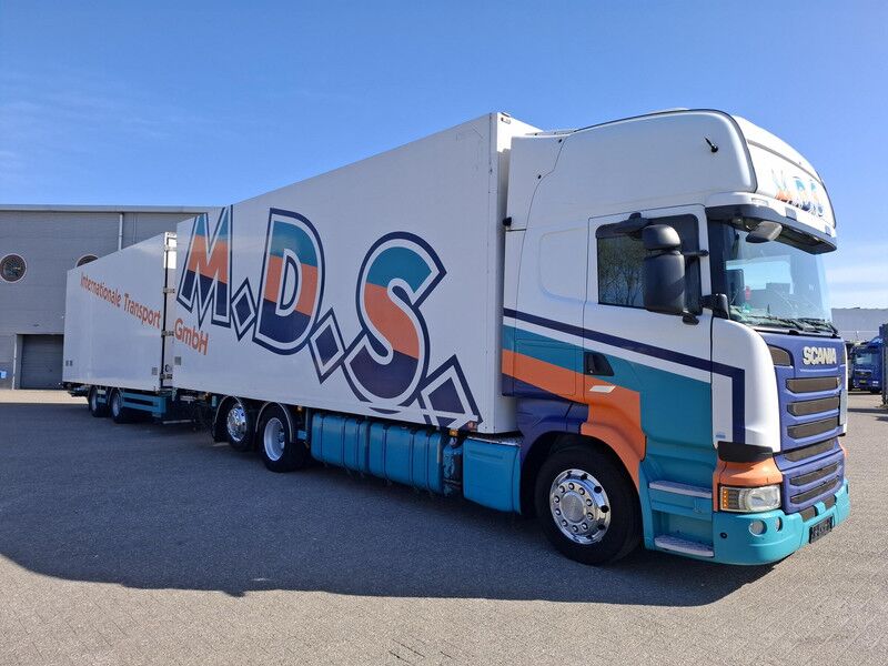 Scania R450 / RETARDER / ISOLATED GERMAN FLOWER COMBI / THROUGH-LOADING SYSTEM/ 2XPLATFORM 2TON / LIFT+LENKACHSE / PARKAIRCO / LWDS / E - Refrigerator truck: picture 2 Scania R450 / RETARDER / ISOLATED GERMAN FLOWER COMBI / THROUGH-LOADING SYSTEM/ 2XPLATFORM 2TON / LIFT+LENKACHSE / PARKAIRCO / LWDS / E - Refrigerator truck: picture 2