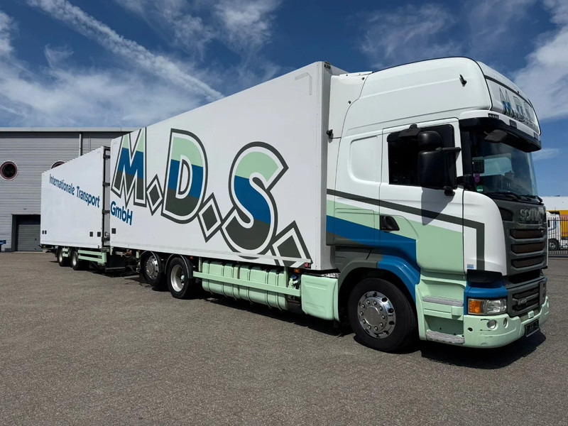 Scania R450 / RETARDER / ISOLATED GERMAN FLOWER COMBI / THROUGH-LOADING SYSTEM / SMART TACHO / 2XPLATFORM / LIFT+LENKACHSE / LWDS / EUR - Refrigerator truck: picture 2 Scania R450 / RETARDER / ISOLATED GERMAN FLOWER COMBI / THROUGH-LOADING SYSTEM / SMART TACHO / 2XPLATFORM / LIFT+LENKACHSE / LWDS / EUR - Refrigerator truck: picture 2